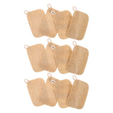 60Pièces Éponge Loofah Naturelle Pour Kaki Nettoyage