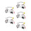 5Sets Infrarot Urinal Spülsystem Sensorventil Für Badezimmer Zubehör 5