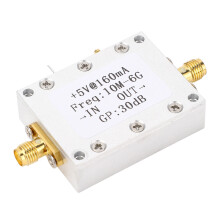 5 V 160 mA Módulo LNA 4232 mm plateado 10 MHz-6 GHz