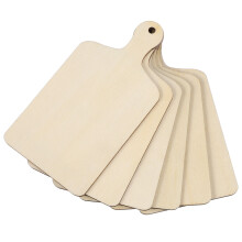24Pièces Plateaux En Bois DIY Non Finis Khaki Pour Cuisine Service