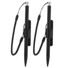 8Pièces Stylet Pour Écran Tactile Résistif Avec Clip Et Lanière Noir