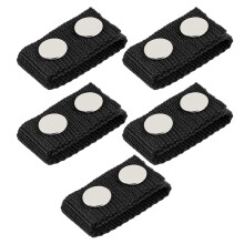 25Pièces Boucles De Ceinture Extérieures En Nylon Noir Résistantes