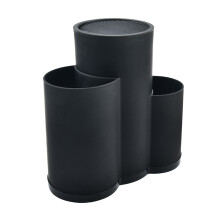 3Pièces Organisateur Couteaux Cuisine Noir Support Égouttoir
