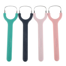 8Pièces Grattoirs Langue Acier PP Portable Bucco-Dentaires