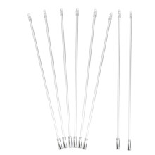 32Pièces Bâtons De Store Acryliques Blancs Tiges De Commande Précises