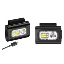 Pack of 2 Running Light Jogging, Headlight Jogging, Strong Magnetic LED Clip Lamp,1200 Lumens Chest Lamp, for Camping,