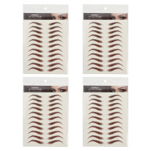 Stickers Sourcils Transfert Temporaires Marron Réutilisables