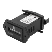 Mechanical Hour Meter DC10-80V Waterproof for Engine, Generator, Boat, Truck