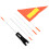 3Pièces Drapeaux Orange Réfléchissants Pour , 1