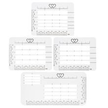 20Pièces Gabarits Transparente Pour Adressage Enveloppes Et Cartes DIY