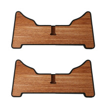 4Pièces Stand Portable Marron Clair Pour Steel Tongue Drum Fiable