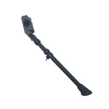 2Pièces Béquilles Arrière Pliantes Noires Aluminium Durable