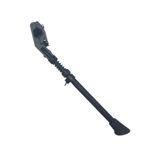 2Pièces Béquilles Arrière Pliantes Noires Aluminium Durable