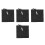 4Pièces Coussin Chauffant USB Pour Animaux Noir Étanche 8