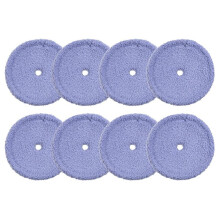 8 Stück Waschbare Mikrofaser-Wischpads für EVERYBOT RS700 RS500 Roboter-Staubsauger, Ersatzzubehör, Wischtuch