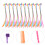 240Pièces Extensions Ponytail Colorées Tressées Accessoires Filles 11