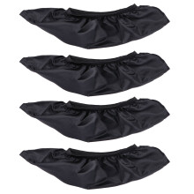 6Paires Protections Patinage Noires Résistantes Pour Usage Extérieur