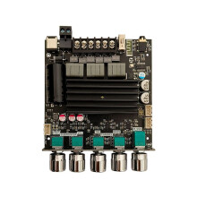ZK-ST21 Power Amplifier Board 2.1Channel 100W+100W+200W Subwoofer TPA3221 Digital Power Amplifier Module