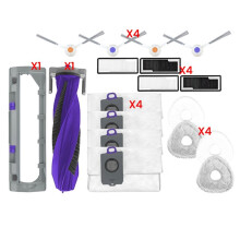 Kit di 18 Pezzi di Filtro per Panno per Mocio e Sacchetto per La Polvere e Copertura Della Spazzola Principale per Aspirapolvere Xiaoyao 001