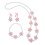 5Ensembles Bijoux Déco Rose Collier Bracelet Boucles Assortis 3