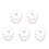 5Ensembles Bijoux Déco Rose Collier Bracelet Boucles Assortis 8