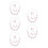5Ensembles Bijoux Déco Rose Collier Bracelet Boucles Assortis 9