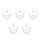 5Ensembles Bijoux Déco Rose Collier Bracelet Boucles Assortis 10