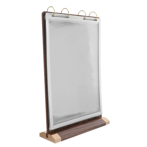 2Pièces Porte-Affiches Menu Table En Transparent Résistant 1