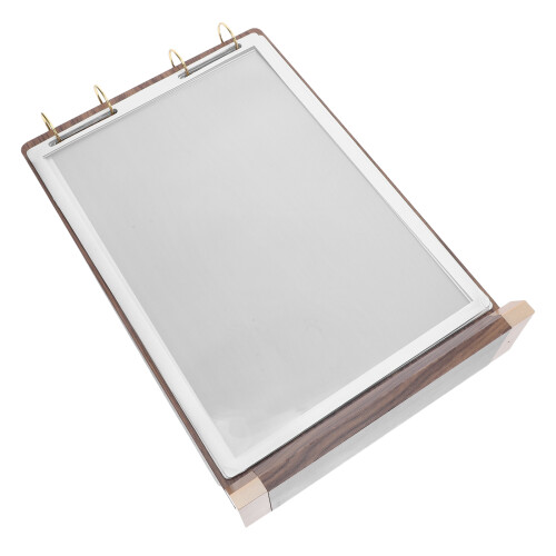 2Pièces Porte-Affiches Menu Table En Transparent Résistant 2