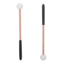 2Pièces Maillets Percussion Bois Blancs Confortable