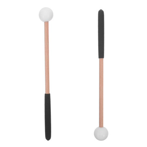 2Pièces Maillets Percussion Bois Blancs Confortable