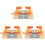 3Pcs Multi Colored Wooden Train Track Railing Barrier Model Playsets 4