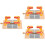 3Pcs Multi Colored Wooden Train Track Railing Barrier Model Playsets 8