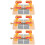 3Pcs Multi Colored Wooden Train Track Railing Barrier Model Playsets 10
