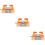 3Pcs Multi Colored Wooden Train Track Railing Barrier Model Playsets 11