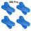 600Pièces Bras Jetables Protection Anti-Huile Bleu 1