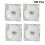 100Pièces Bonnets Jetables Plastique Transparent Protection 5