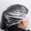 100Pièces Bonnets Jetables Plastique Transparent Protection 10