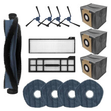Accessories Replacement for X10 Pro Omni Robot Vacuum Accessories Filters Mop Pads Dust Bags Side Brushes