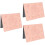 3Pcs Portable Pink Birth Certificate Holders for Babies 8
