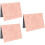 3Pcs Portable Pink Birth Certificate Holders for Babies 9