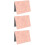 3Pcs Portable Pink Birth Certificate Holders for Babies 10