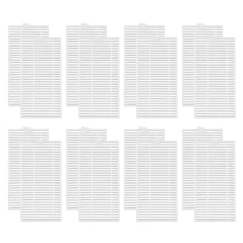 For  Robot Vacuum E5 / C108 Filter Robot Vacuum Cleaner Accessories Part 16PCS