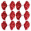 8Pièces Accessoires Cheer Pompons Pet Pour Danse Compétitions 3