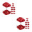 8Pièces Accessoires Cheer Pompons Pet Pour Danse Compétitions 6