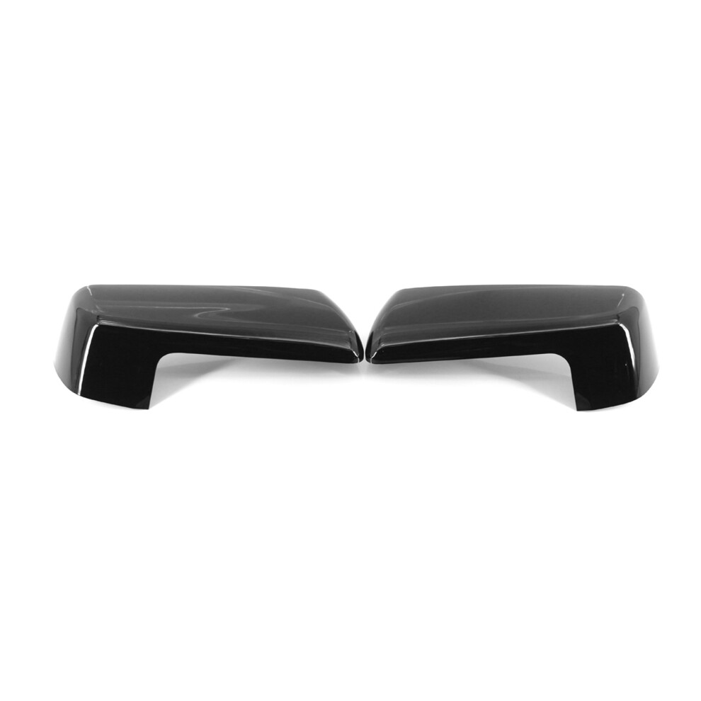 Bright Abs Side Mirror Cover For Silverado Sierra 1500 2019-2022 Black 8021384620952