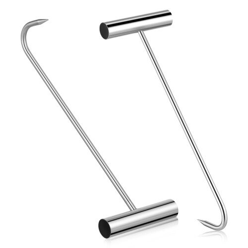 4Pièces Crochet Utilitaire Inoxydable Gris Pour Couvercles 2
