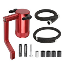 Tanque Coletor de Óleo 5.7 HEMI Z-Bracket Billet Catch Can para Charger para 300 6.4L Separador de Ar e Óleo Vermelho