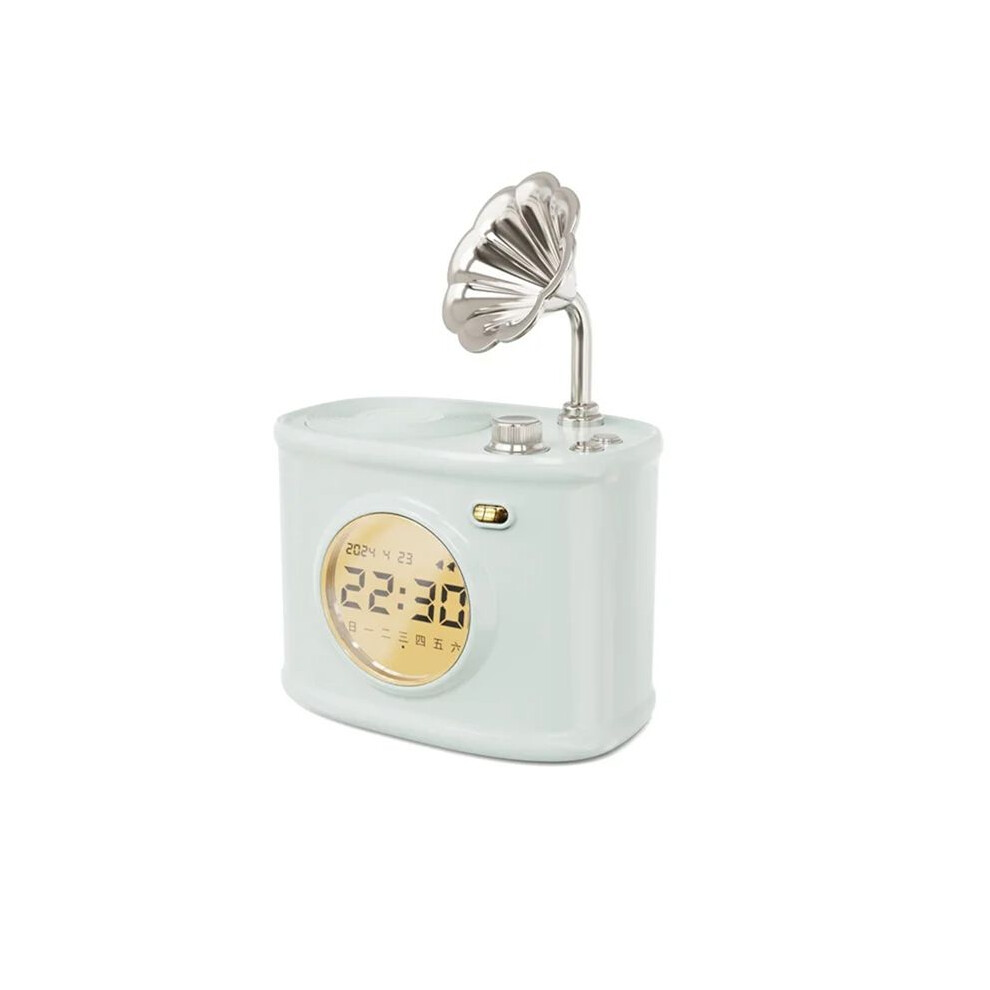 Speaker Retro Clock Alarm Clock Calendar With Display Desktop Home Decor Creatives Gift Small Speaker C 6034186081571
