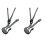 2Stk Schwarze Gitarren Anhänger Für Pulloverkette, Robust 2